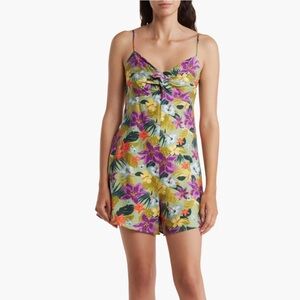 Lush twist front romper